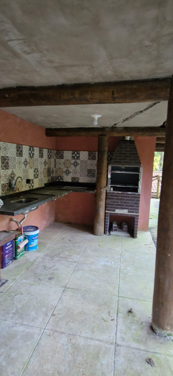 Banheiro do chalé rústico – imóvel à venda em Ubatumirim Ubatuba